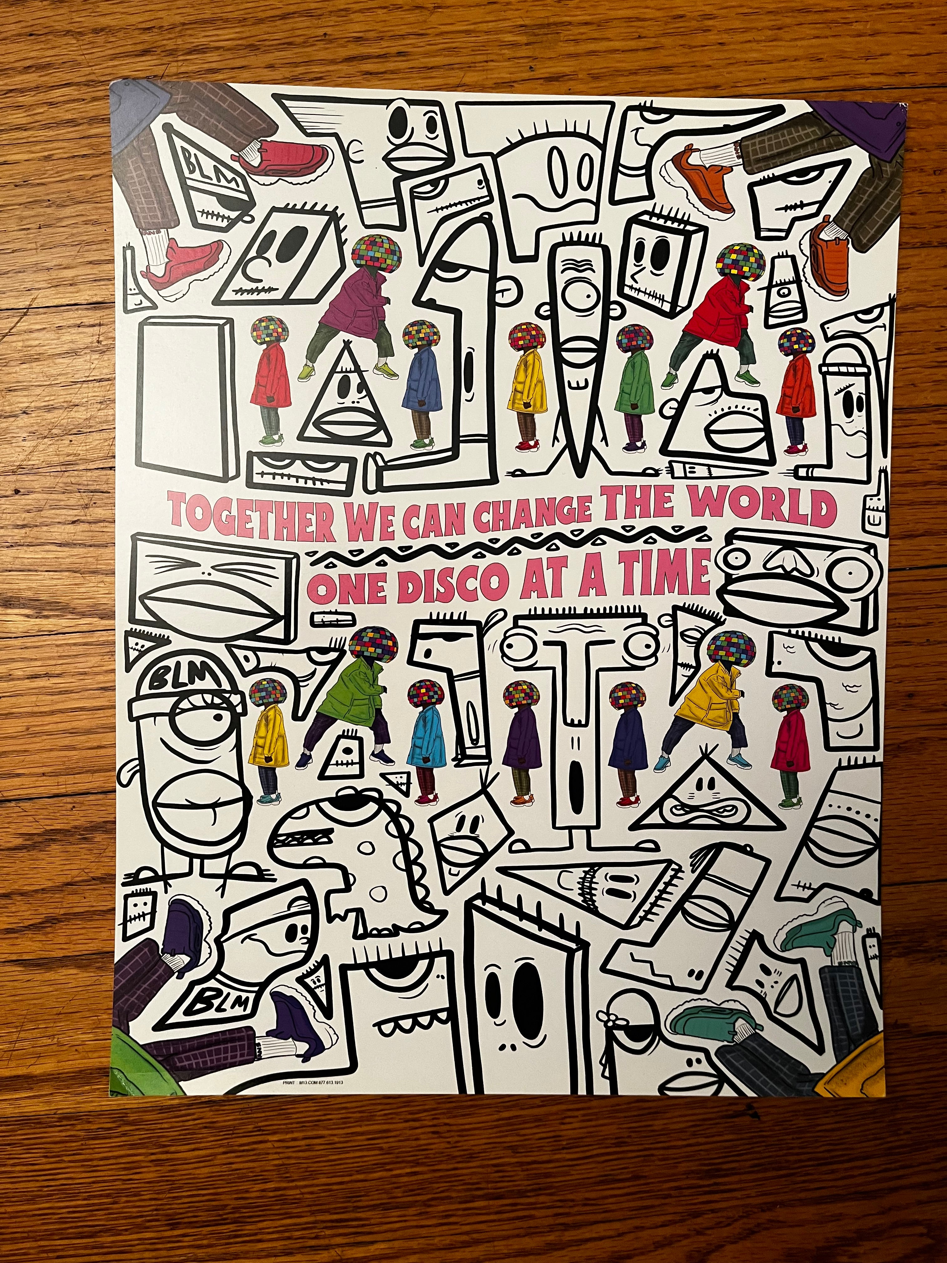 One Disco At A Time (poster print)